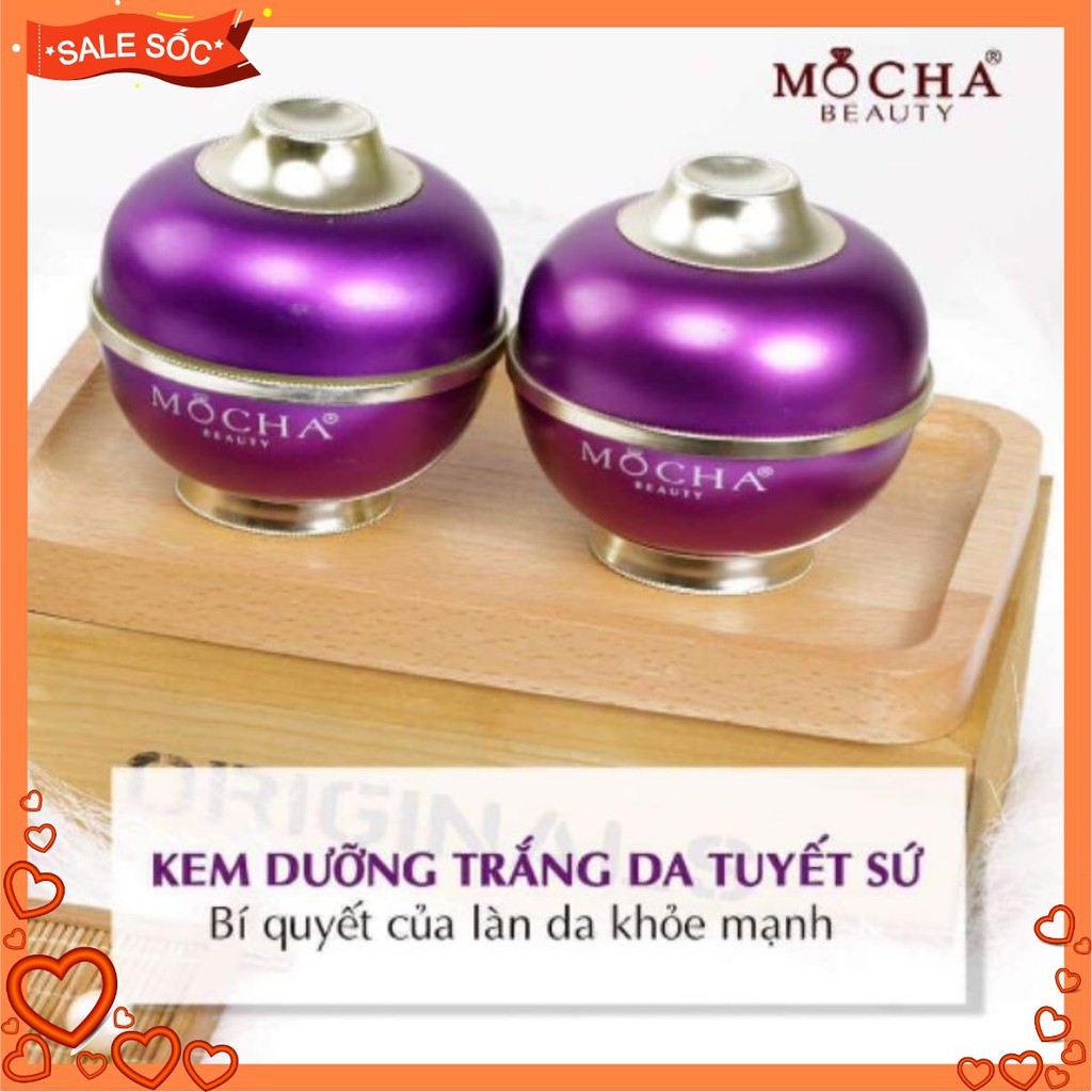 Face vip tuyết sứ Mocha chính hãng _ Kem dưỡng trắng da mặt