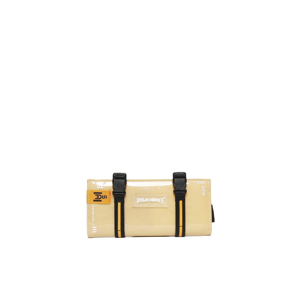 Ví Dài URBAN MONKEY PVC Trong Suốt Chống Nước Có Thể Đeo Chéo Màu Tan
