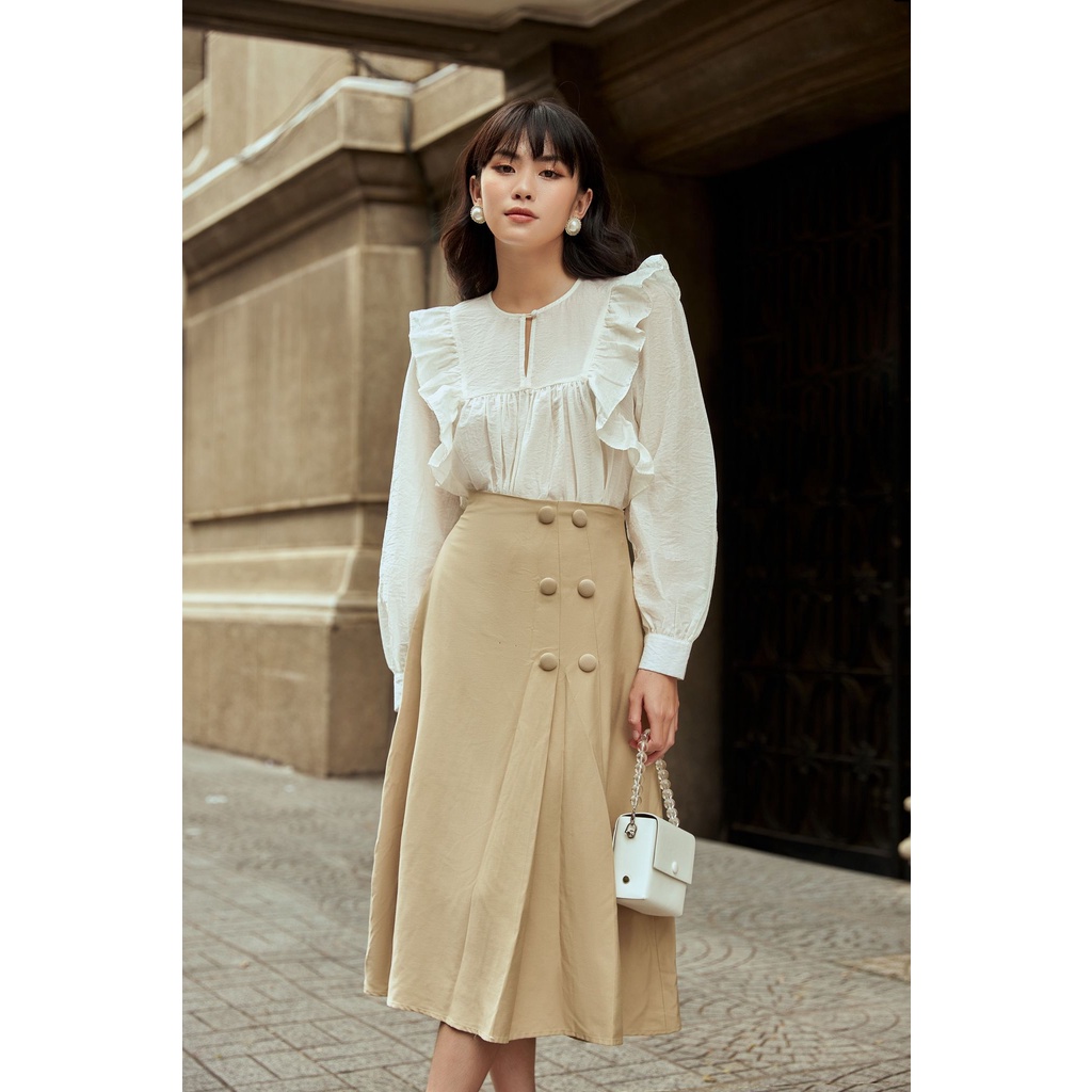 OLV - Chân váy Latte Button Skirt
