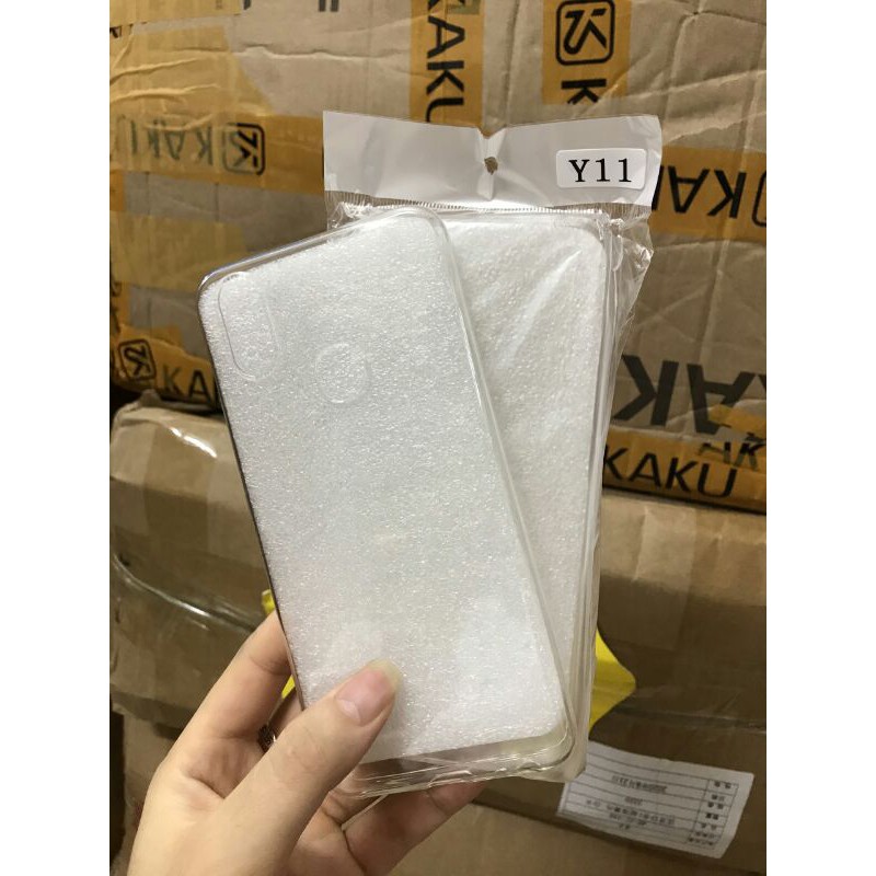 ốp lưng silicon Vivo Y11 trong suốt