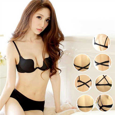 Áo Lót Nữ Đúc Su Nâng Ngực, Áo Ngực Nữ Cao Cấp Có Gọng Multiway Mặc 7 Kiểu (Kèm Dây Tạo 7 Kiểu) - Al 7 Kiểu