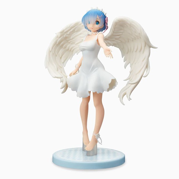Mô Hình Rem, Re:Zero, Oni Tenshi Ver. LPM Figure, SEGA, Figure Chính Hãng Nhật Bản
