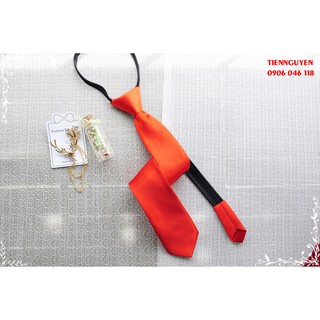 Cà vạt thắt sẵn 5*35cm - cà vạt nam - cavat nữ