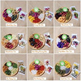 Trà thảo mộc hoa khô tổng hợp phần 1