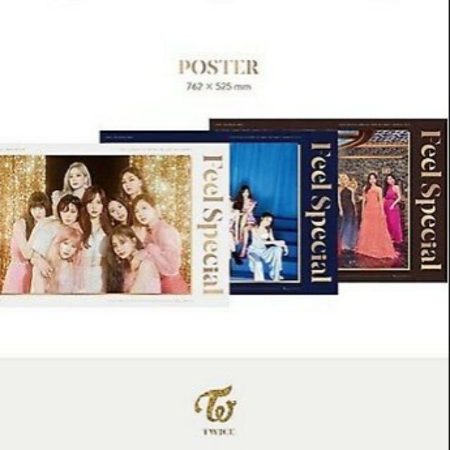 POSTER TWICE OFFICIAL - What is love, Summer nights, Fancy, Feel Special, Yes or yes