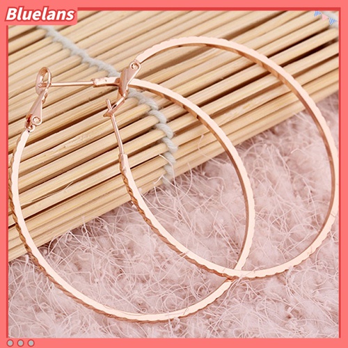 Khuyên tai hợp kim hình tròn cỡ lớn thời trang cho nữ