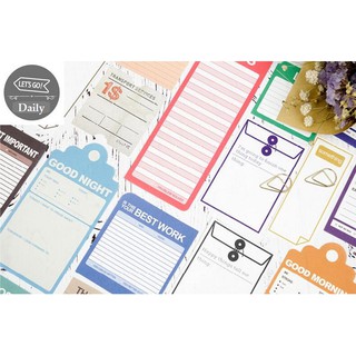 Set giấy ghi chú in hình cắt sẵn