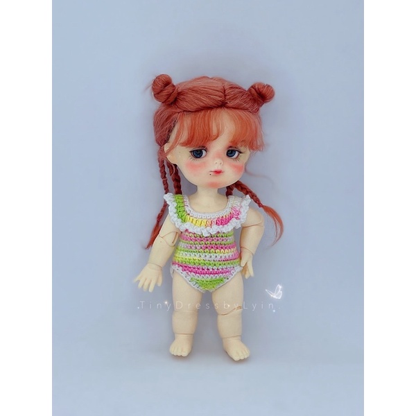 Bodysuit - Size búp bê 1/8, Baboliy, Bru, Ob11, 1/12..