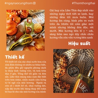 Thơm một chút - Nước hoa Eldo Like This ( Mẫu thử 10ml )