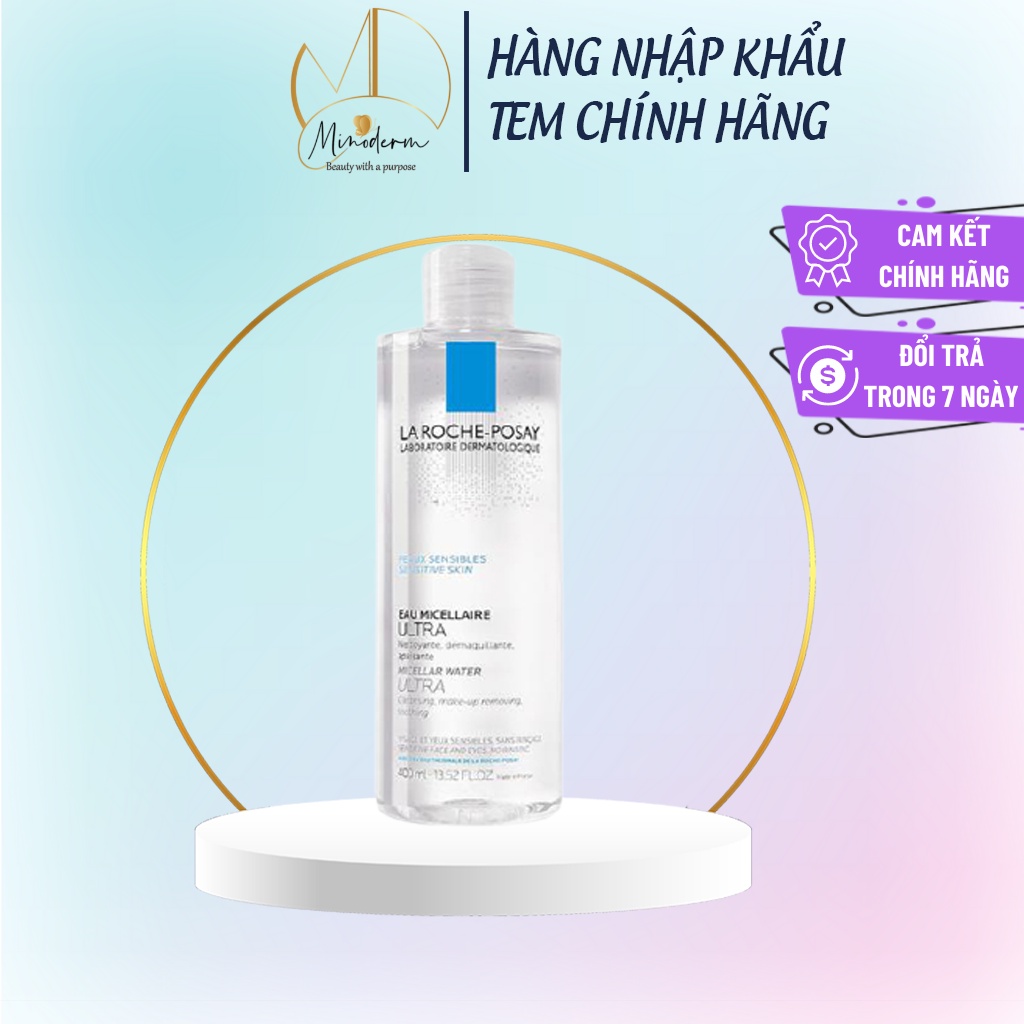 Nước tẩy trang La Roche-Posay Micellar Water Ultra Sensitive Skin cho da nhạy cảm 200ml, 400ml