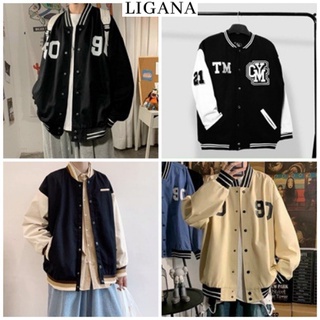 Áo khoác Bomber dù Unisex Ulzzang nam nữ Nhiều Mẫu Hot Áo Bomber dù 2 lớp lên from mặc siêu đẹp LIGANA