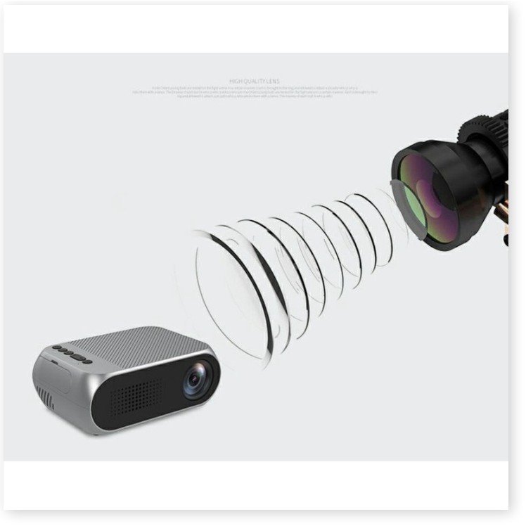 Libishop Máy chiếu phim mini YG320 màn ảnh rộng 200inch + màn chiếu 100inch | BigBuy360 - bigbuy360.vn
