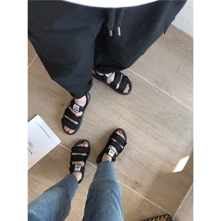 Sandal nữ nam AB siêu hot 3 quai ngang kèm quai gót rời luôn tiện lợi 37 2