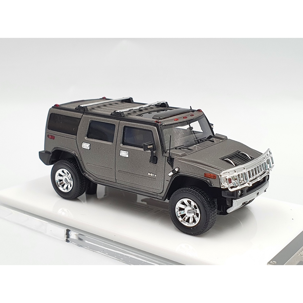 Xe Mô Hình Hummer H2 2008 Tỉ lệ 1:64 Hãng sx Motor Helix ( Xám )