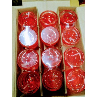 Đèn cầy ly mắt tre cao 4cm [HỘP 12 LY]