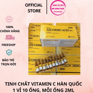 Tinh Chất Vitamin C Hàn Quốc làm đều màu da, giảm thâm nám, giúp da trắng sáng (1 vỉ 10 ống, mỗi ống 2ml)