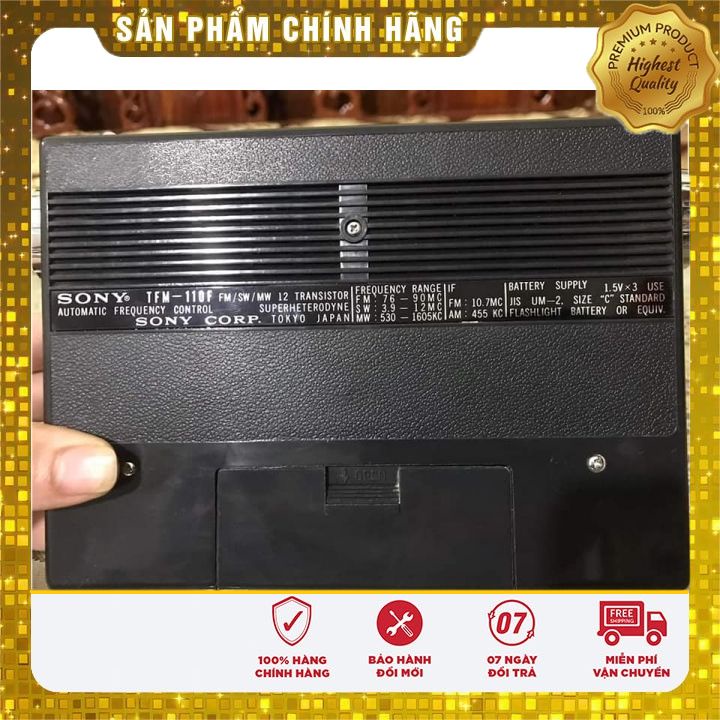Radio 3 BAND Sony TFM-110F Made in Japan