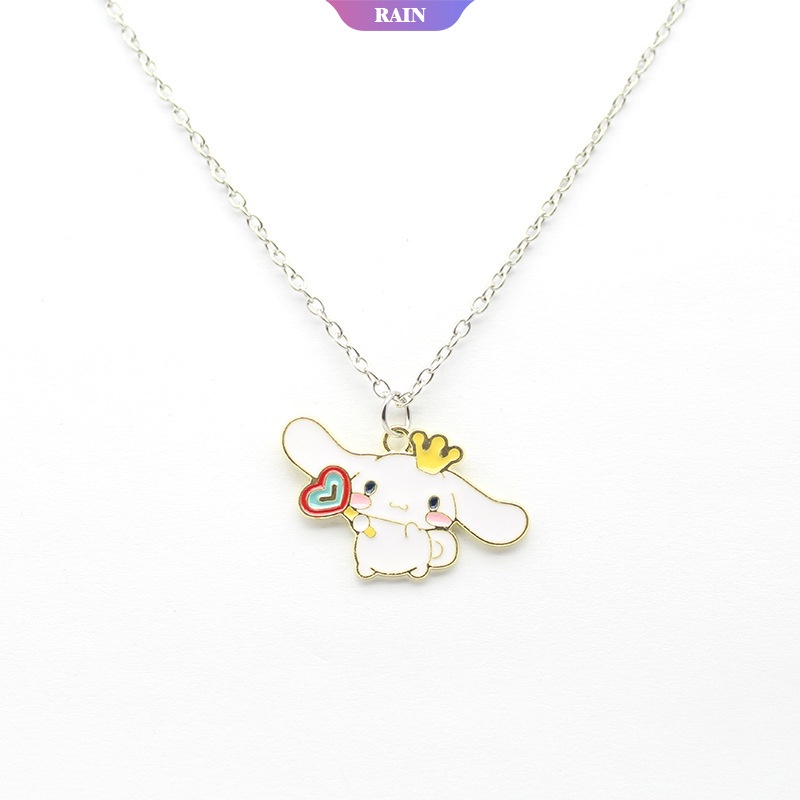 Vòng Cổ Mặt Hoạt Hình Cinnamoroll My Melody Sanrio Dễ Thương Làm Quà Tặng Ngày Lễ Tình Nhân Cho Bé Gái