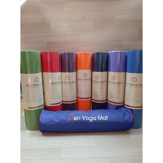 Thảm yoga TPE 8mm định tuyến Đài Loan (Tặng túi thời trang)