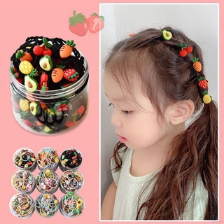 Set 30 dây buộc tóc nhiều mẫu mã đáng yêu xinh xắn dành cho bé gái