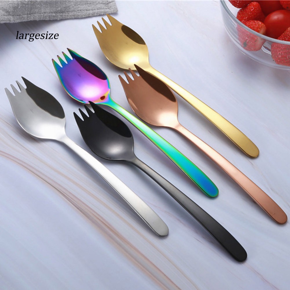 Thìa kết hợp nĩa 2 trong 1 tiện lợi khi đi du lịch