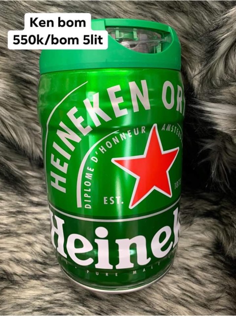 Bia HEINEKEN BOM 5 lít date 4/2020