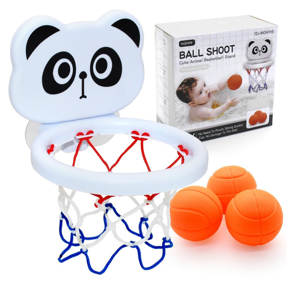 Set đồ chơi ném bóng rổ kèm bóng hình thú