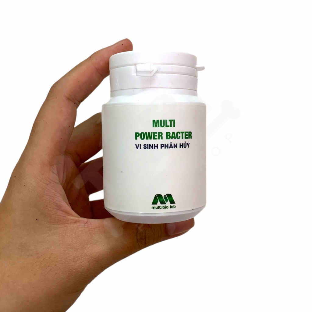 Chai Multi Power Bacter - Viên Nén Vi Sinh Phân Huỷ Tan Chậm Cao Cấp Chuyên Dùng Cho Hồ Thuỷ Sinh [MULTI POWER BACTER]