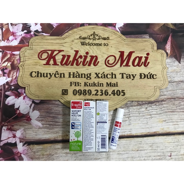 Thanh lăn trị muỗi S-quito Free 🇩🇪 Xách tay ĐỨC 🇩🇪
