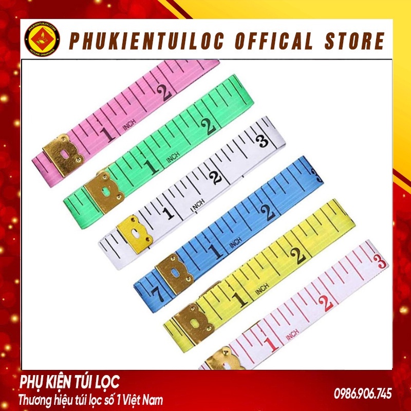 Thước Dây Mềm Đầu Thép H4 Đo Vòng Bụng Eo 3 Vòng Kiểm Tra Sức Khỏe 1.5 Mét - Đo Quần Áo, Quà Tặng Giảm Cân-PKTL
