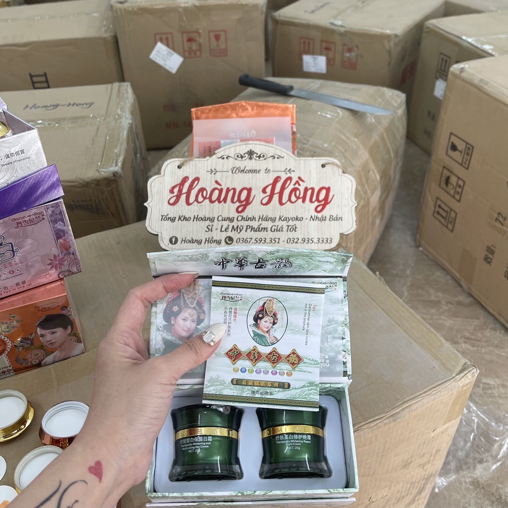 Bộ đôi ngày đêm hoàng cung xanh chính hãng 2in1