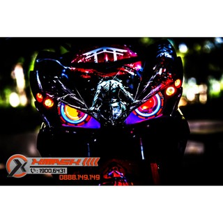 Decal Tem Trùm Xe Exciter 150 Mẫu Samurai Đen