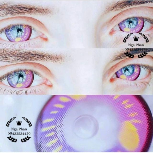 Lens cosplay coscon mix đủ màu đủ độ lens hóa trang