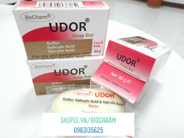 Xà Phòng Y Khoa Biocharm UDOR Soap Bar nhập khẩu
