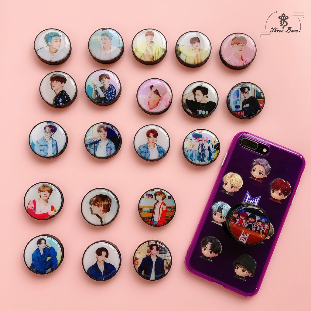 KPOP Nhẫn Đỡ Điện Thoại In Hình Bt21 Dễ Thương Cho Fan Bts Kd4