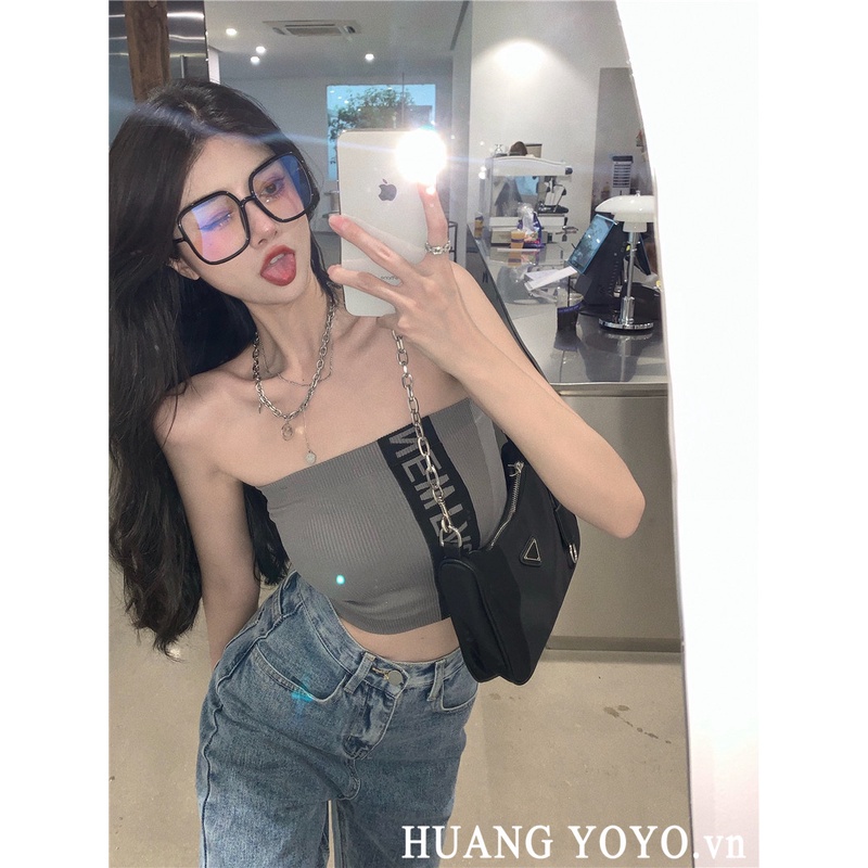 Áo Ống Ngắn 2022 Thời Trang Mùa Hè Hàn Quốc Cho Nữ