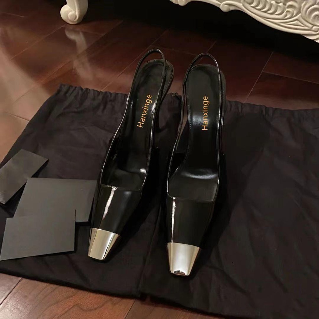 Giày cao gót chất liệu da thời trang quyến rũ cho nữ