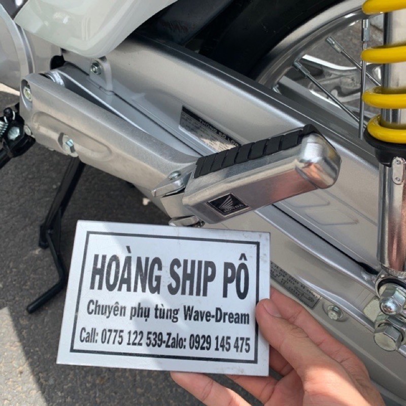 Gù để chân nhôm cánh chim honda chính hãng