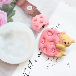Khuôn Làm Bánh Quy Hình Gấu Bằng Silicone