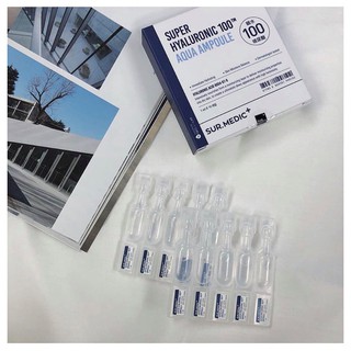 Siêu tinh chất SUR.MEDIC+ SUPER HYALURONIC 100TM AQUA AMPOULE