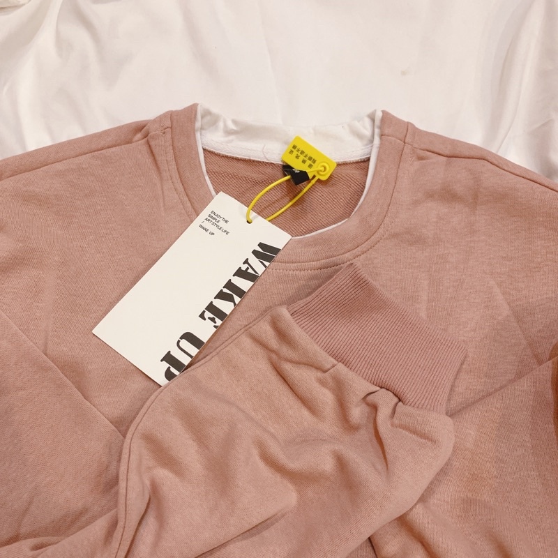 Áo sweater nỉ chân cua Quảng Châu xịn kèm ảnh thật cận chất - Liyeclothes