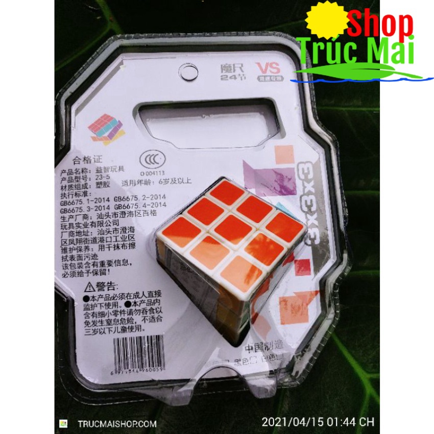 Rubik 3x3 đồ chơi trí tuệ cho trẻ rô bích đồ chơi robik