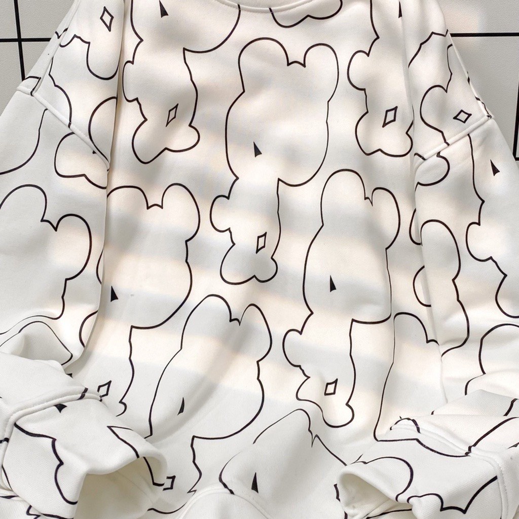 Áo Sweater Bear form rộng phù hợp cả nam và nữ