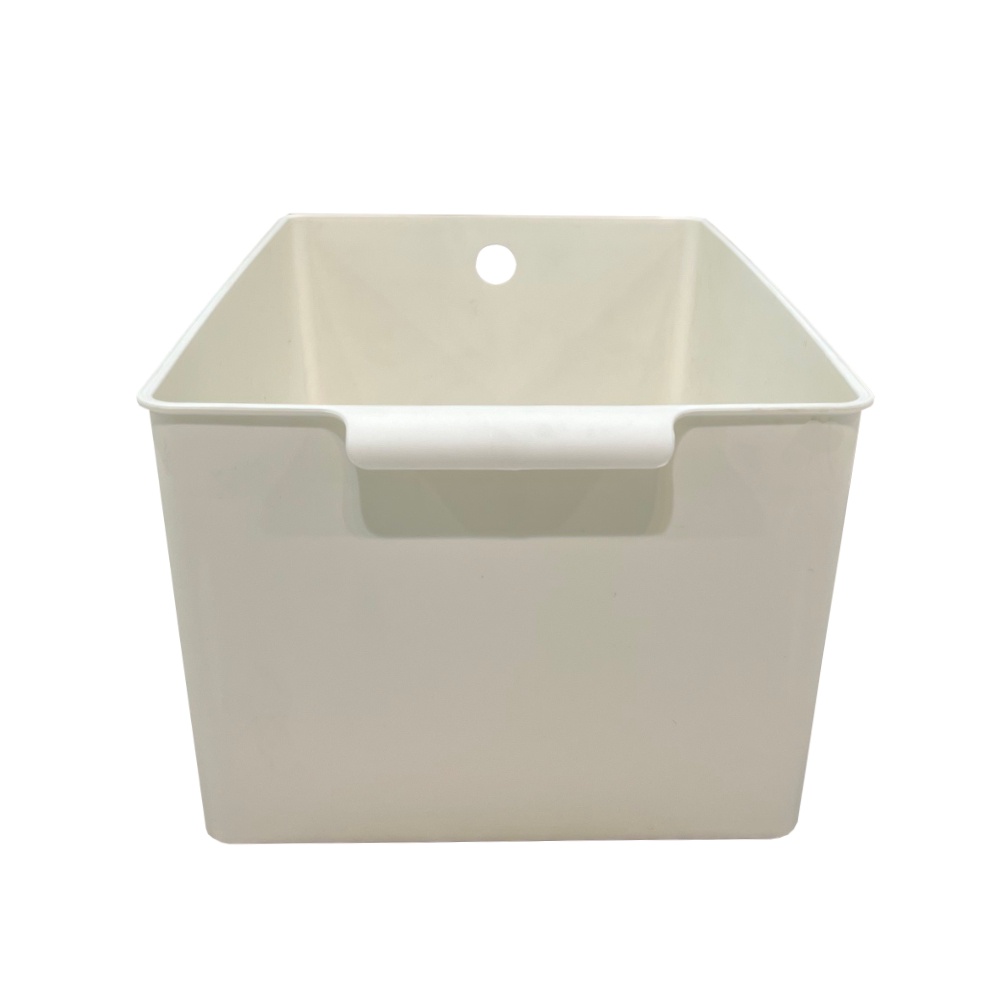 HomeBase STACKO Hộp đựng đồ bằng nhựa size L MILD W21.5xD33.5xH15.5cm màu trắng