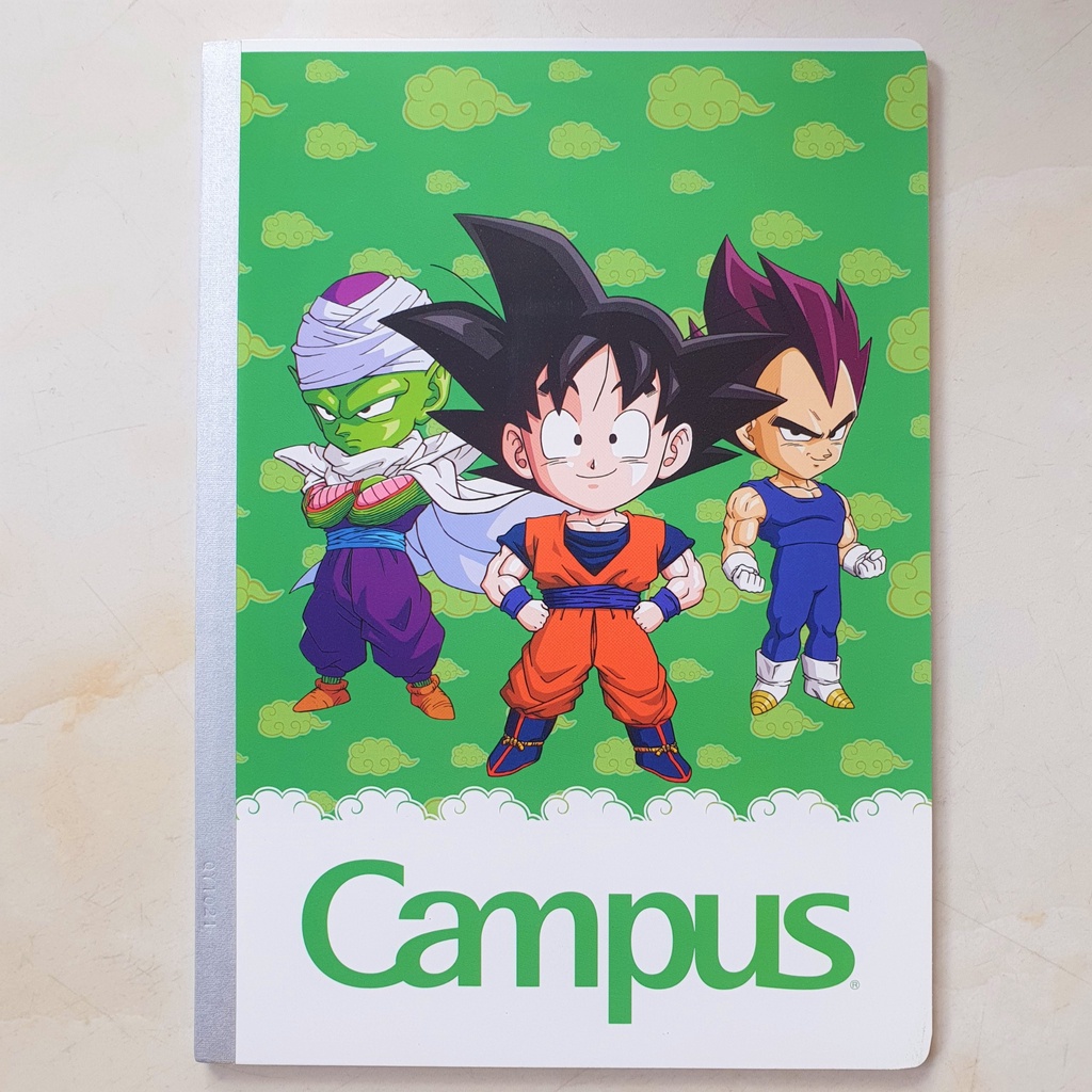 Vở Học Sinh B5 - 4 Ô Ly 80tr Campus ĐL 100g/m2 - Dragon Ball Z Cool - NB-BDBC80