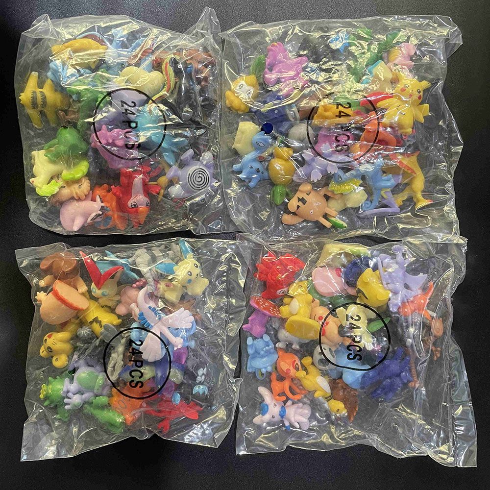 Set 24 Mô Hình Nhân Vật Pokemon 2-3cm Dễ Thương Dành Cho Các Bé