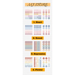 Sticker set 3 tấm WSTZ003
