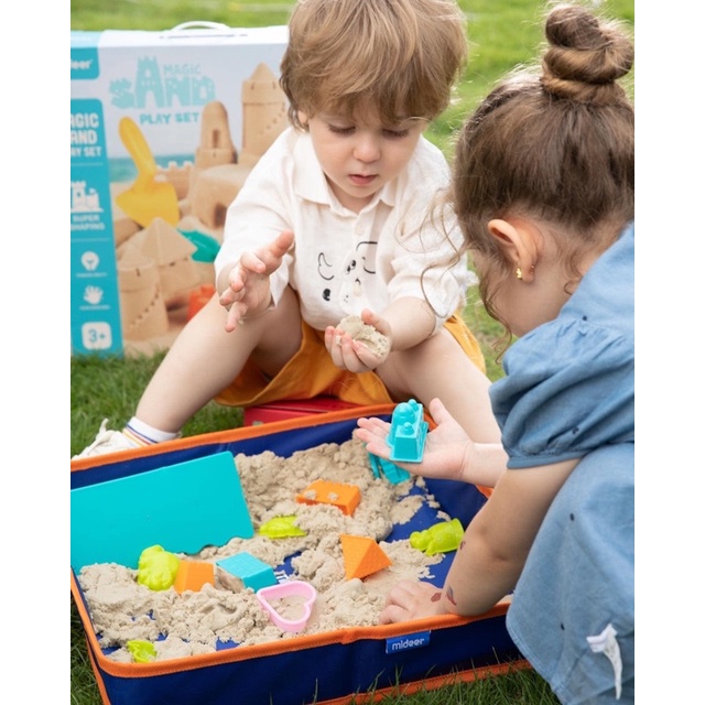 Cát động lực cao cấp chính hãng Joan Miro cát ma thuật Magical sand đồ chơi thông minh hình khối an toàn cho bé