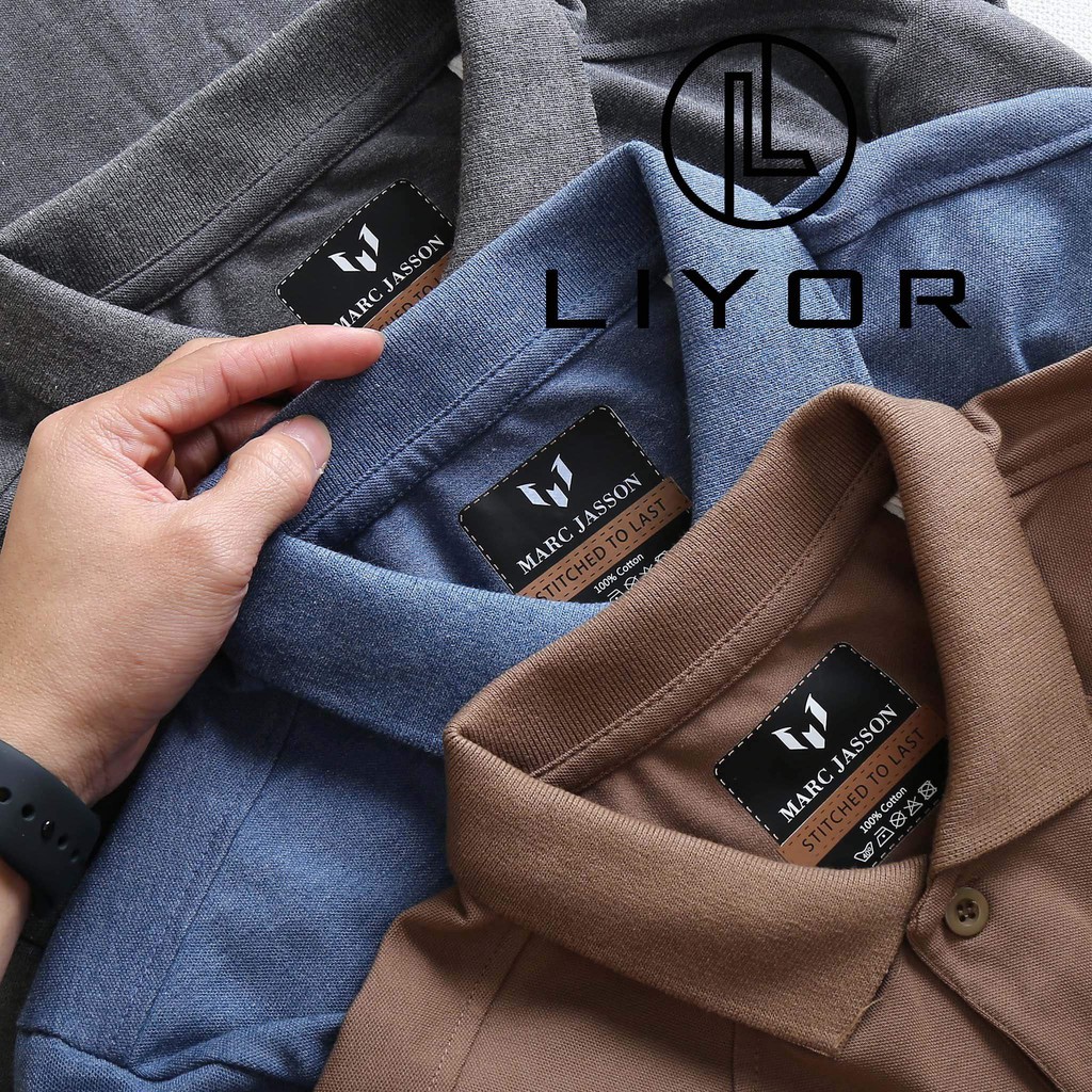 Áo thun nam (DEAL SỐC) áo phông nam polo phối chữ LỊCH LÃM cao cấp - Liyor - ACB4047