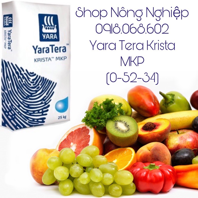 Phân bón hoà tan Yara Tera Krista MKP 1kg